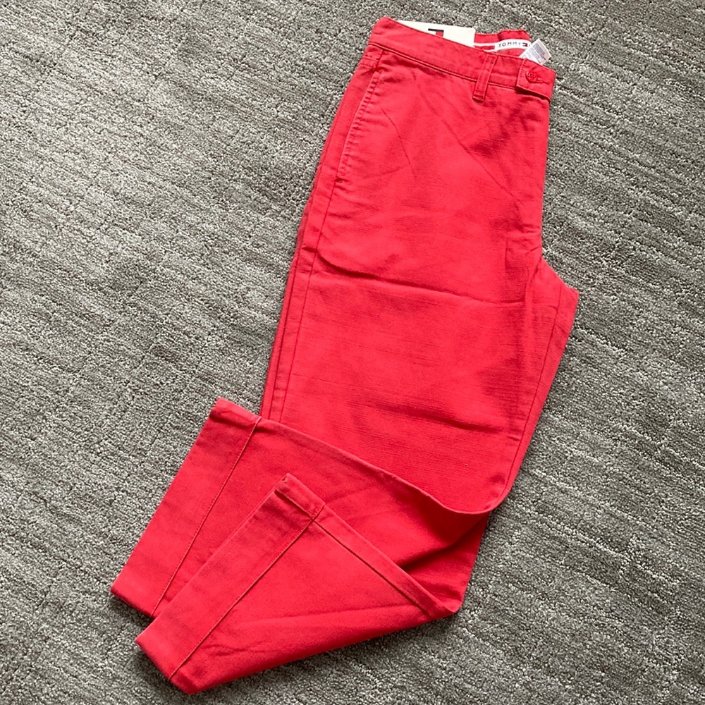 Tommy Hilfiger Vintage High Waisted Cropped Ankle Pants